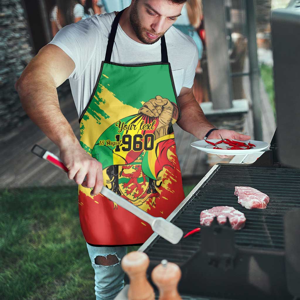 Republic of The Congo Independence Day Personalized Apron Congo-Brazzaville Since 1960