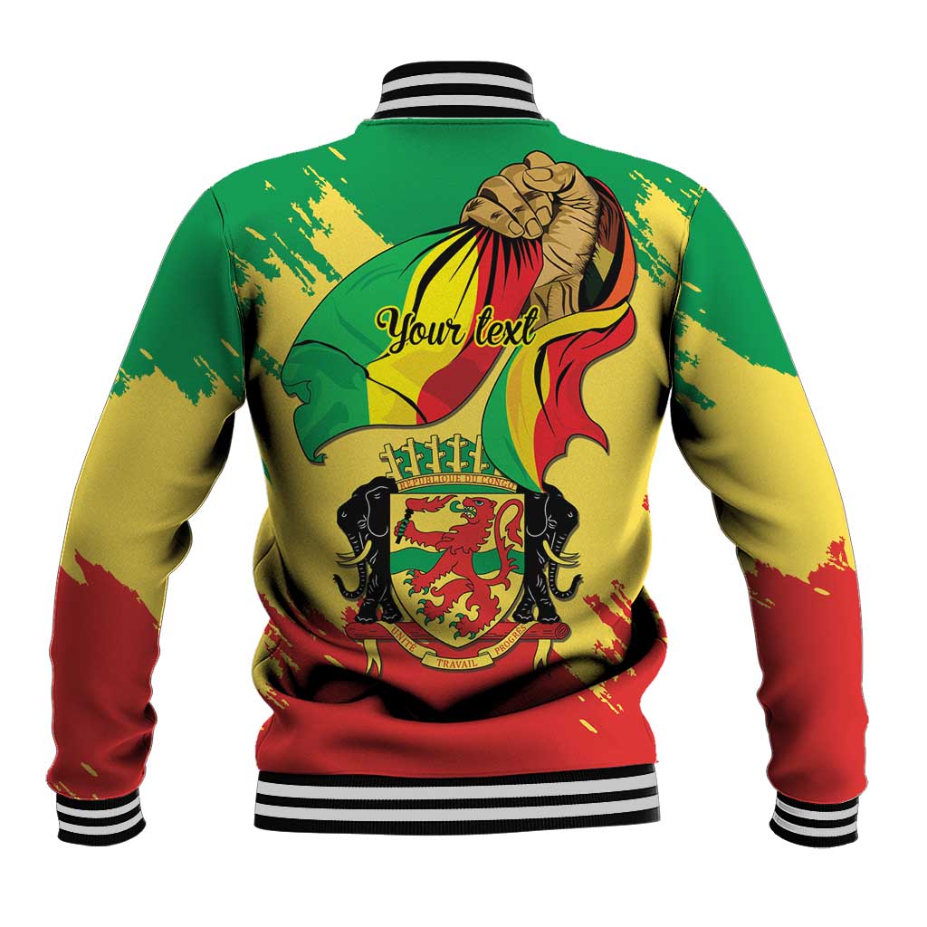Republic of The Congo Independence Day Personalized Baseball Jacket Congo-Brazzaville Since 1960 - Wonder Print Shop