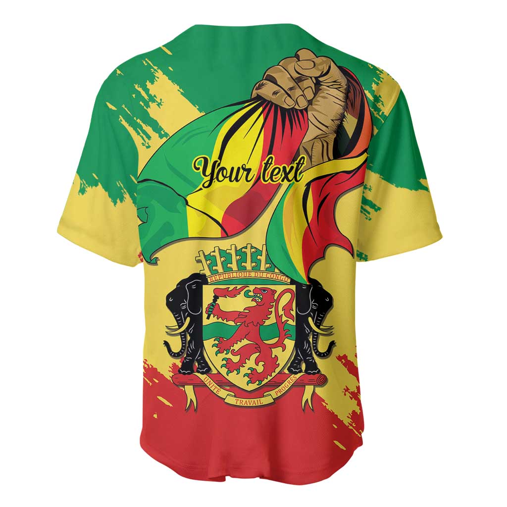 Republic of The Congo Independence Day Personalized Baseball Jersey Congo-Brazzaville Since 1960 - Wonder Print Shop