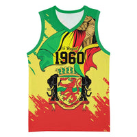 Republic of The Congo Independence Day Personalized Basketball Jersey Congo-Brazzaville Since 1960