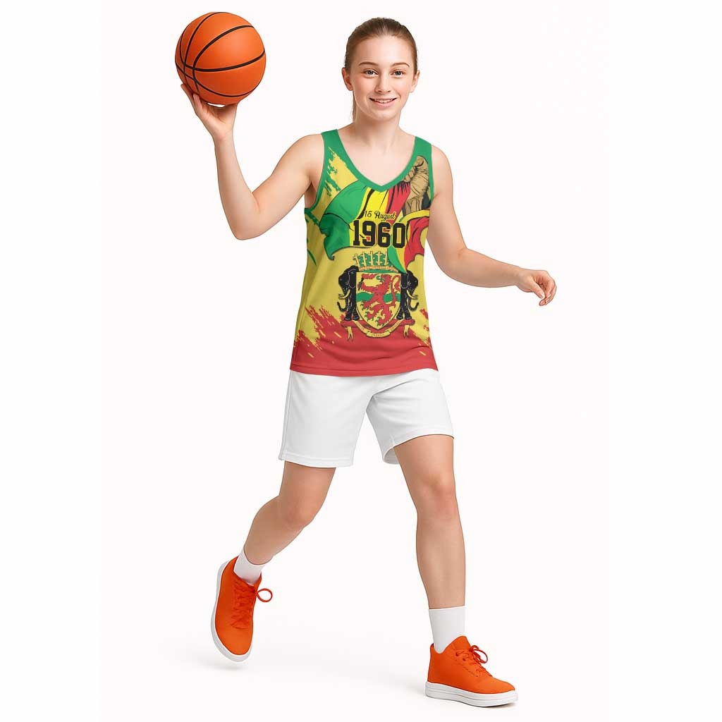 Republic of The Congo Independence Day Personalized Basketball Jersey Congo-Brazzaville Since 1960