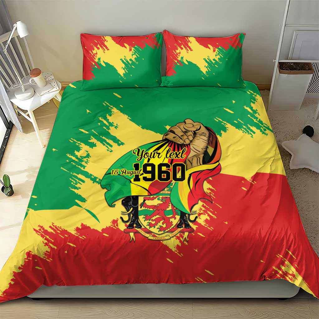 Republic of The Congo Independence Day Personalized Bedding Set Congo-Brazzaville Since 1960 - Wonder Print Shop