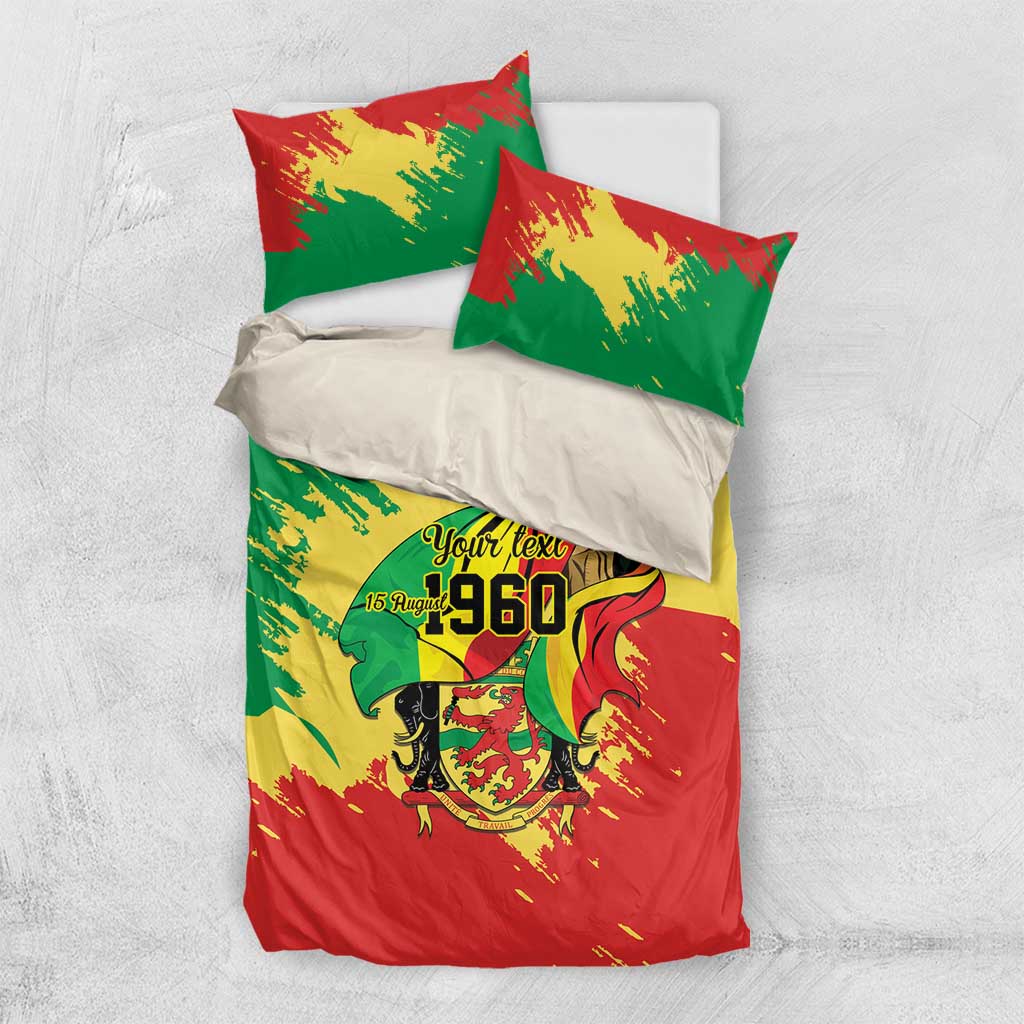 Republic of The Congo Independence Day Personalized Bedding Set Congo-Brazzaville Since 1960 - Wonder Print Shop