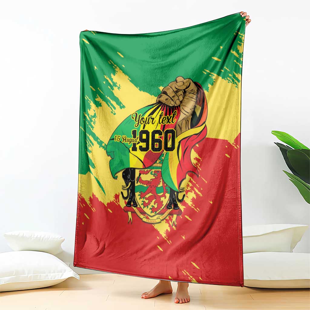 Republic of The Congo Independence Day Personalized Blanket Congo-Brazzaville Since 1960 - Wonder Print Shop