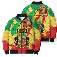 Republic of The Congo Independence Day Personalized Bomber Puffer Jacket Congo-Brazzaville Since 1960
