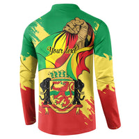 Republic of The Congo Independence Day Personalized Button Sweatshirt Congo-Brazzaville Since 1960 - Wonder Print Shop