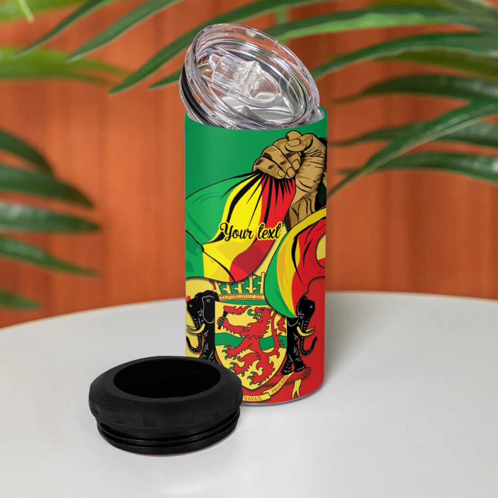 Republic of The Congo Independence Day Personalized 4 in 1 Can Cooler Tumbler Congo-Brazzaville Since 1960 - Wonder Print Shop