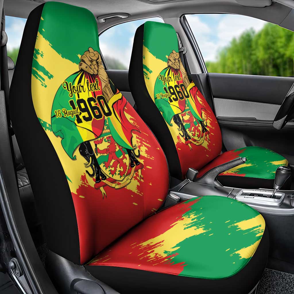 Republic of The Congo Independence Day Personalized Car Seat Cover Congo-Brazzaville Since 1960 - Wonder Print Shop