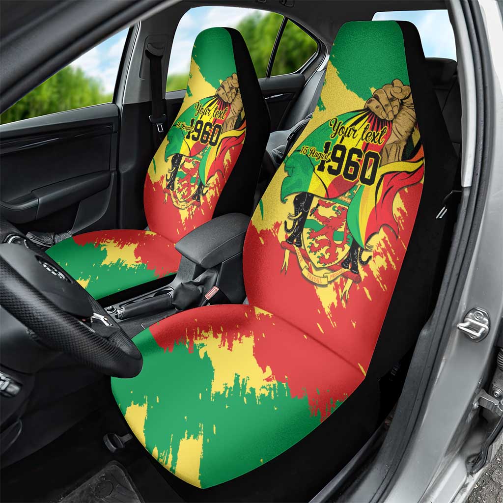 Republic of The Congo Independence Day Personalized Car Seat Cover Congo-Brazzaville Since 1960 - Wonder Print Shop