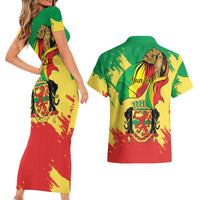 Republic of The Congo Independence Day Personalized Couples Matching Short Sleeve Bodycon Dress and Hawaiian Shirt Congo-Brazzaville Since 1960 - Wonder Print Shop