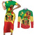 Republic of The Congo Independence Day Personalized Couples Matching Short Sleeve Bodycon Dress and Long Sleeve Button Shirt Congo-Brazzaville Since 1960 - Wonder Print Shop