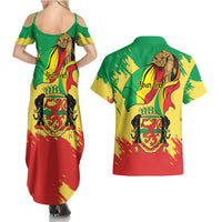 Republic of The Congo Independence Day Personalized Couples Matching Summer Maxi Dress and Hawaiian Shirt Congo-Brazzaville Since 1960 - Wonder Print Shop