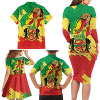 Republic of The Congo Independence Day Personalized Family Matching Long Sleeve Bodycon Dress and Hawaiian Shirt Congo-Brazzaville Since 1960 - Wonder Print Shop