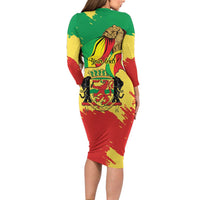 Republic of The Congo Independence Day Personalized Family Matching Long Sleeve Bodycon Dress and Hawaiian Shirt Congo-Brazzaville Since 1960 - Wonder Print Shop