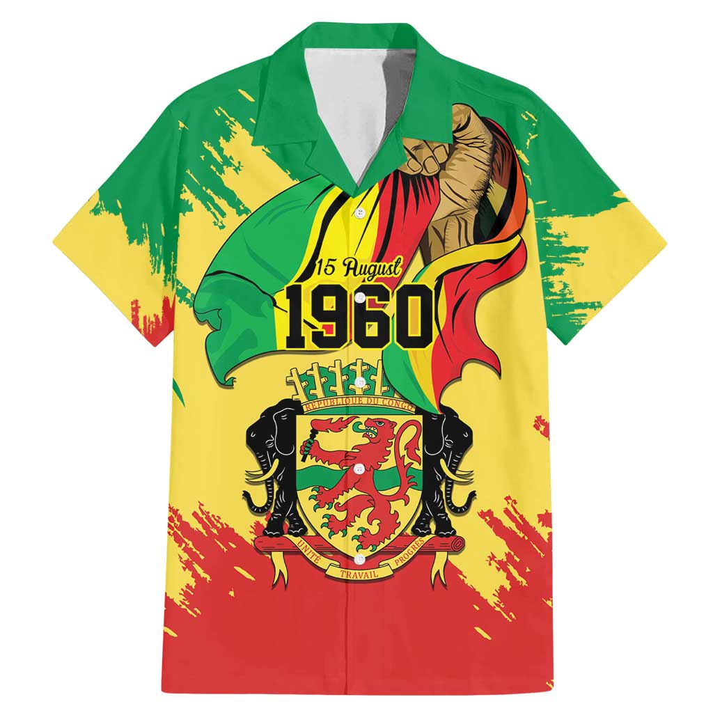 Republic of The Congo Independence Day Personalized Family Matching Mermaid Dress and Hawaiian Shirt Congo-Brazzaville Since 1960 - Wonder Print Shop