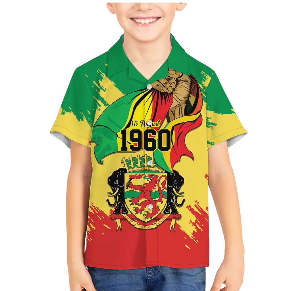 Republic of The Congo Independence Day Personalized Family Matching Mermaid Dress and Hawaiian Shirt Congo-Brazzaville Since 1960 - Wonder Print Shop