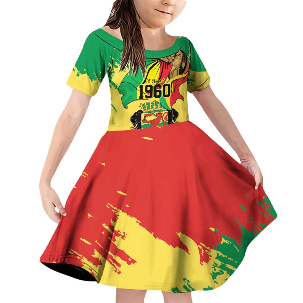 Republic of The Congo Independence Day Personalized Family Matching Off Shoulder Short Dress and Hawaiian Shirt Congo-Brazzaville Since 1960 - Wonder Print Shop