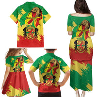 Republic of The Congo Independence Day Personalized Family Matching Puletasi and Hawaiian Shirt Congo-Brazzaville Since 1960 - Wonder Print Shop