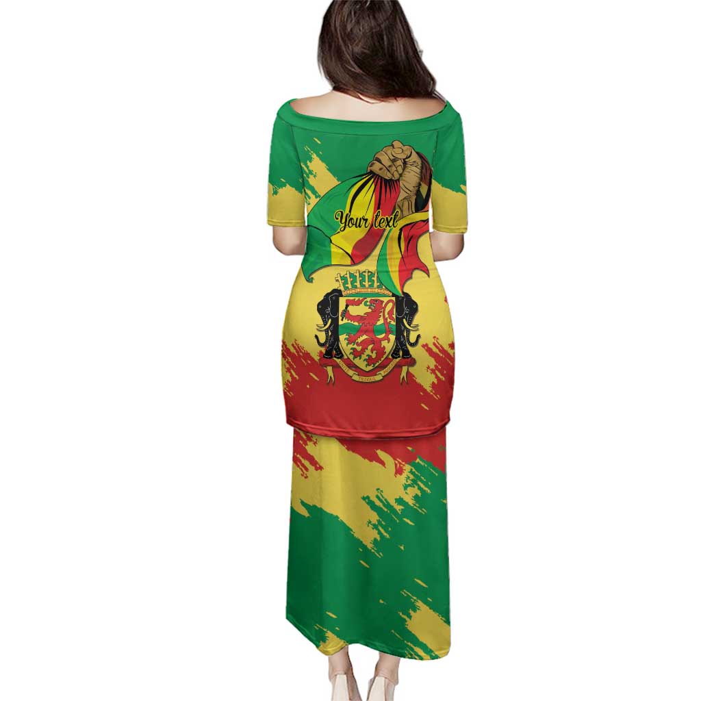 Republic of The Congo Independence Day Personalized Family Matching Puletasi and Hawaiian Shirt Congo-Brazzaville Since 1960 - Wonder Print Shop