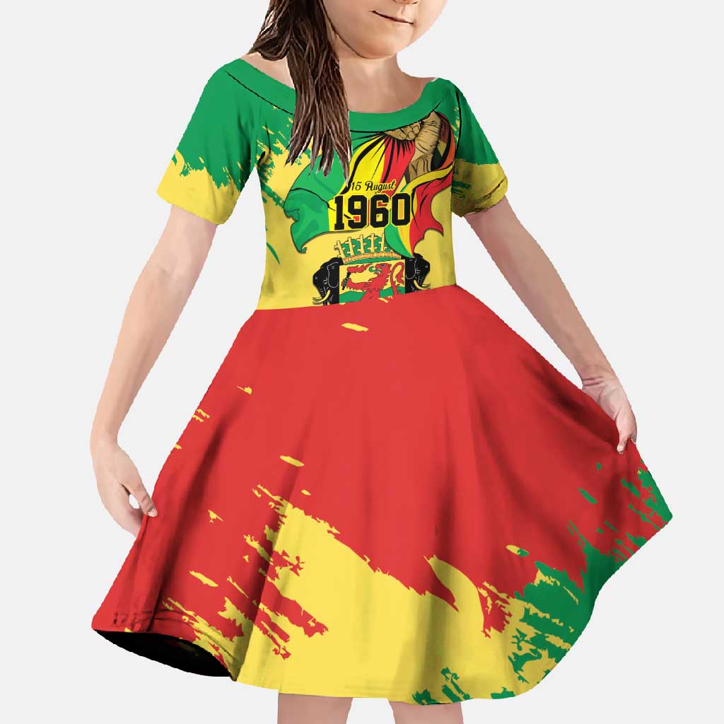 Republic of The Congo Independence Day Personalized Family Matching Short Sleeve Bodycon Dress and Hawaiian Shirt Congo-Brazzaville Since 1960 - Wonder Print Shop