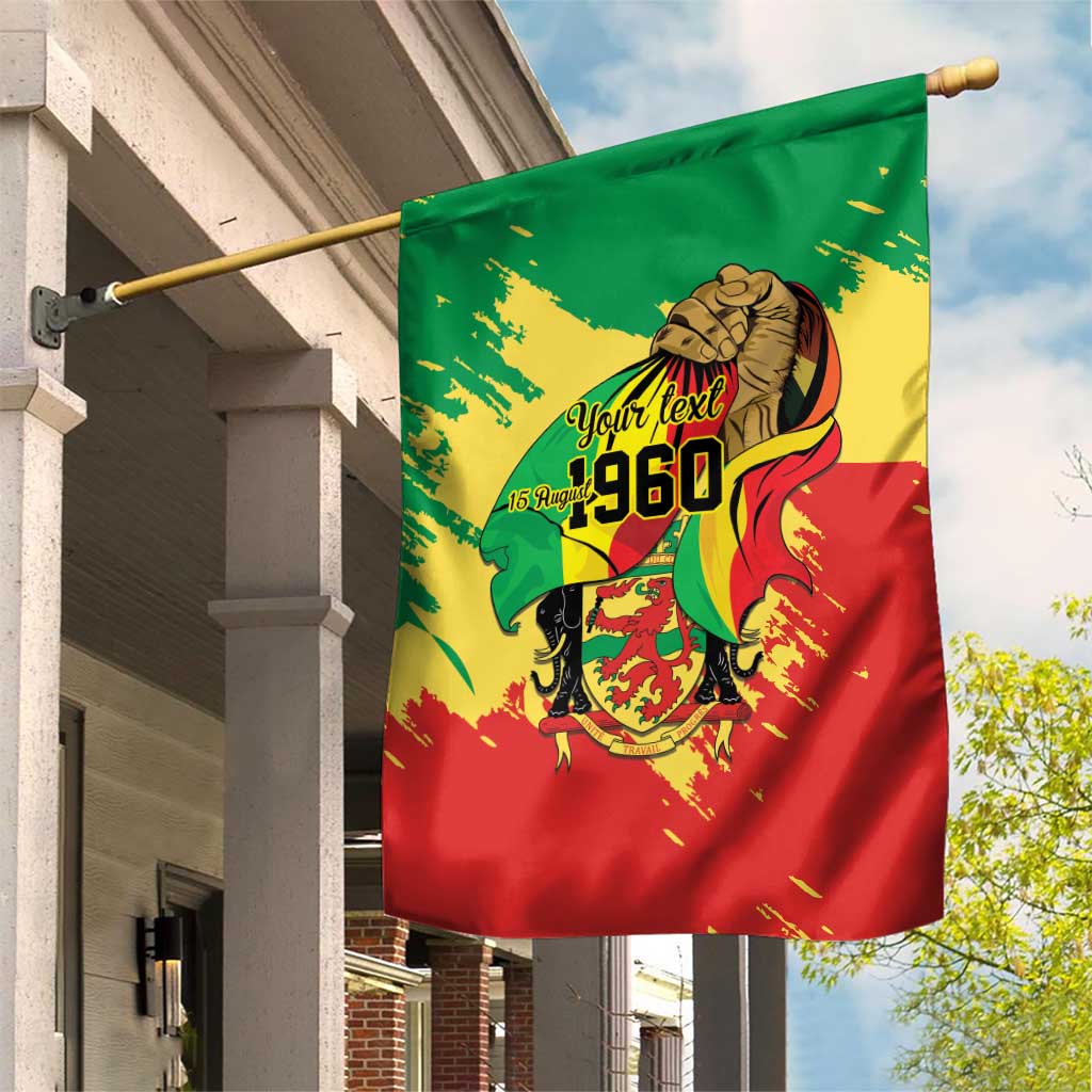 Republic of The Congo Independence Day Personalized Garden Flag Congo-Brazzaville Since 1960 - Wonder Print Shop