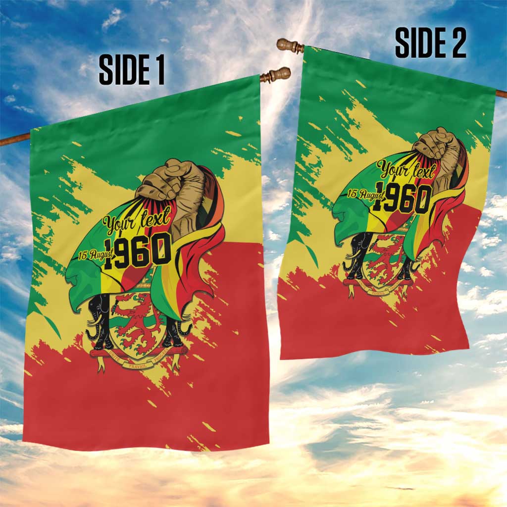 Republic of The Congo Independence Day Personalized Garden Flag Congo-Brazzaville Since 1960 - Wonder Print Shop