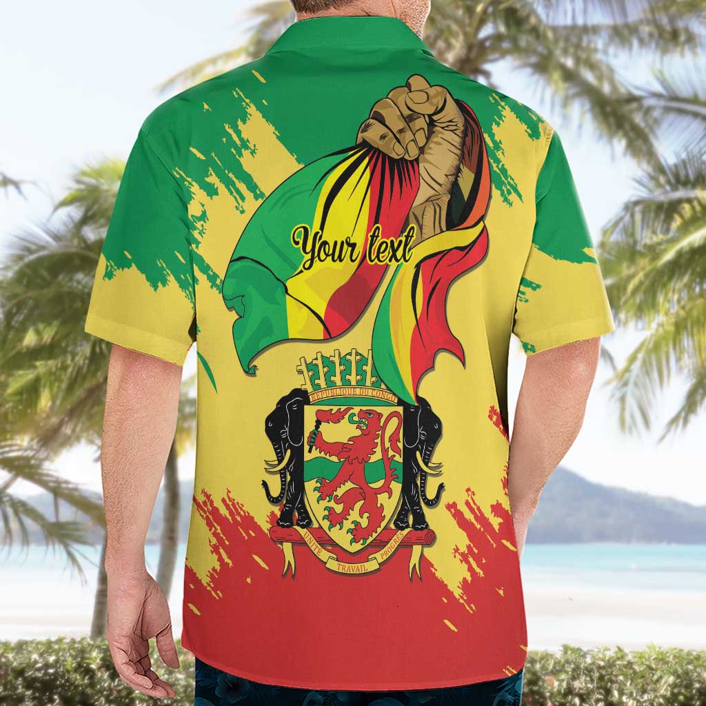Republic of The Congo Independence Day Personalized Hawaiian Shirt Congo-Brazzaville Since 1960 - Wonder Print Shop