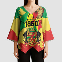 Republic of The Congo Independence Day Personalized Kimono Sleeve Blouse Congo-Brazzaville Since 1960