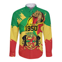 Republic of The Congo Independence Day Personalized Long Sleeve Button Shirt Congo-Brazzaville Since 1960 - Wonder Print Shop