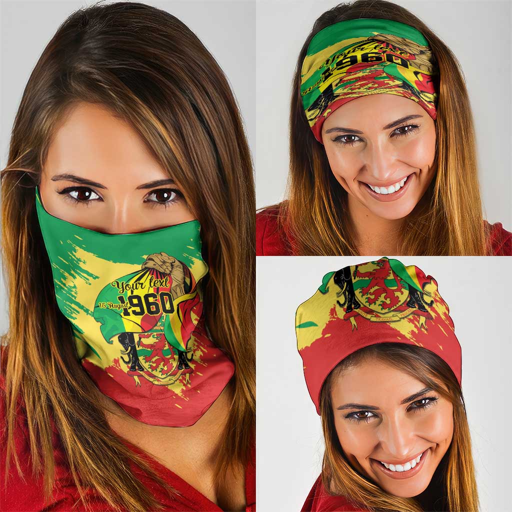 Republic of The Congo Independence Day Personalized Neck Gaiter Congo-Brazzaville Since 1960