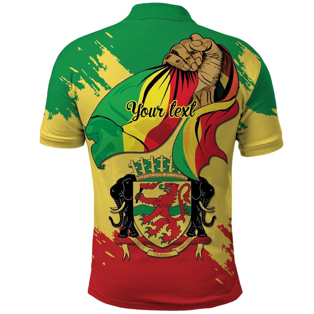 Republic of The Congo Independence Day Personalized Polo Shirt Congo-Brazzaville Since 1960 - Wonder Print Shop