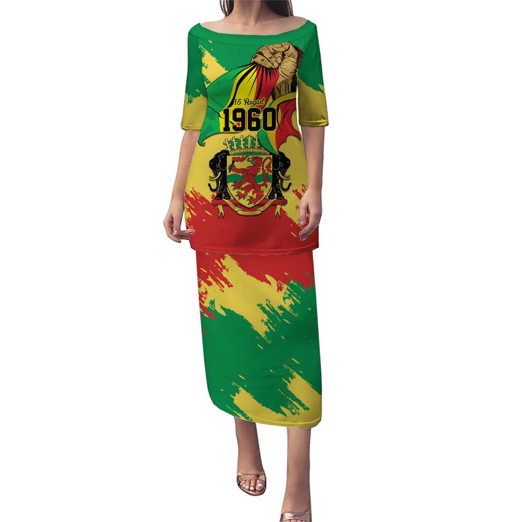 Republic of The Congo Independence Day Personalized Puletasi Congo-Brazzaville Since 1960 - Wonder Print Shop