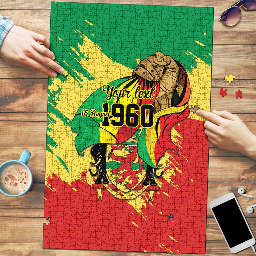 Republic of The Congo Independence Day Personalized Puzzle Congo-Brazzaville Since 1960