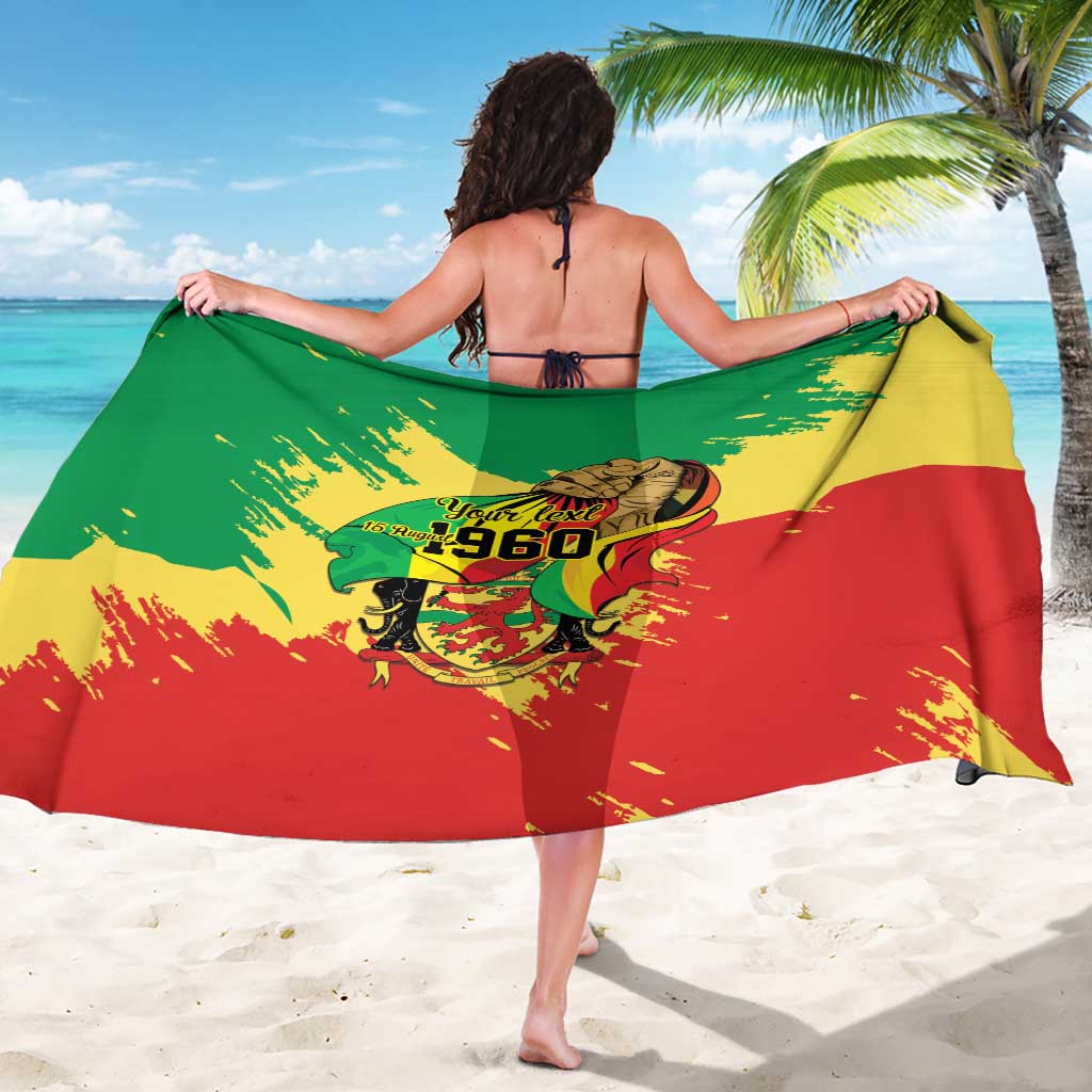 Republic of The Congo Independence Day Personalized Sarong Congo-Brazzaville Since 1960 - Wonder Print Shop