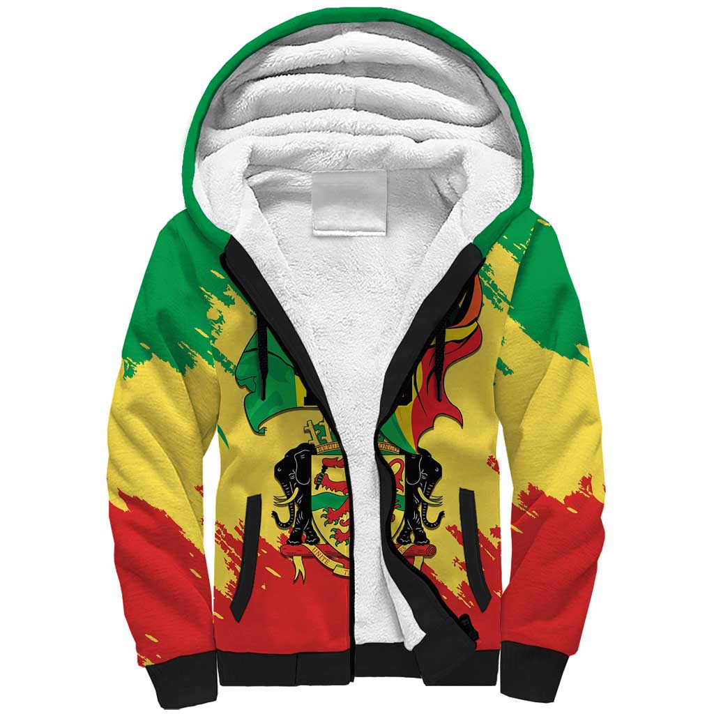 Republic of The Congo Independence Day Personalized Sherpa Hoodie Congo-Brazzaville Since 1960 - Wonder Print Shop