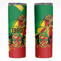 Republic of The Congo Independence Day Personalized Skinny Tumbler Congo-Brazzaville Since 1960 - Wonder Print Shop