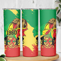 Republic of The Congo Independence Day Personalized Skinny Tumbler Congo-Brazzaville Since 1960 - Wonder Print Shop