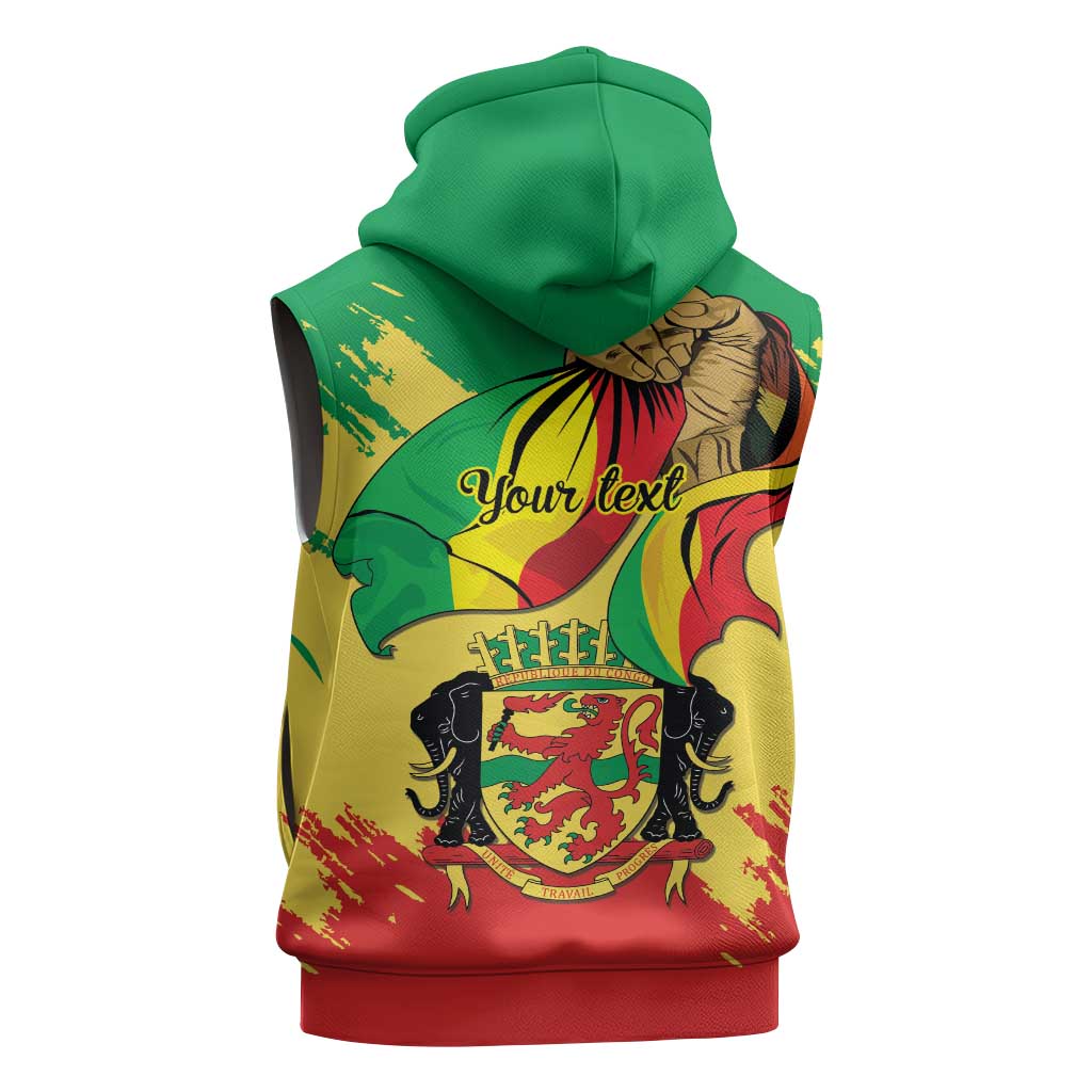 Republic of The Congo Independence Day Personalized Sleeveless Hoodie Congo-Brazzaville Since 1960