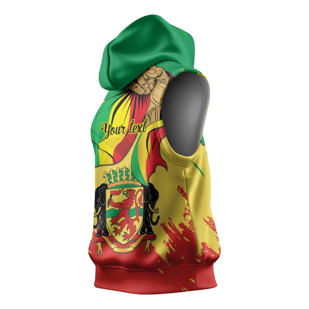 Republic of The Congo Independence Day Personalized Sleeveless Hoodie Congo-Brazzaville Since 1960