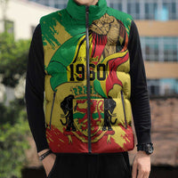 Republic of The Congo Independence Day Personalized Sleeveless Puffer Jacket Congo-Brazzaville Since 1960