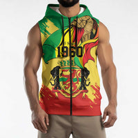 Republic of The Congo Independence Day Personalized Sleeveless Zip Hoodie Congo-Brazzaville Since 1960