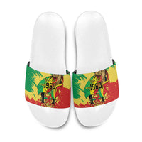 Republic of The Congo Independence Day Personalized Slide Sandals Congo-Brazzaville Since 1960