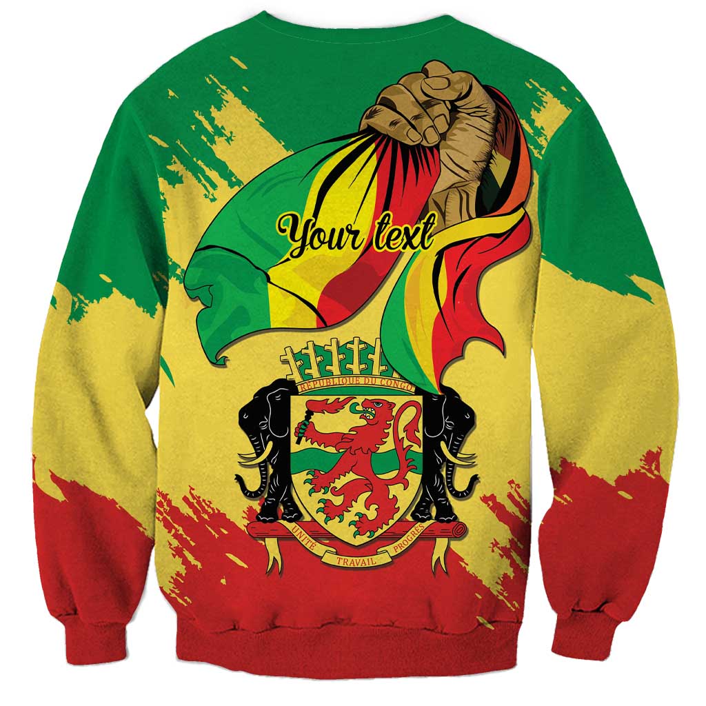 Republic of The Congo Independence Day Personalized Sweatshirt Congo-Brazzaville Since 1960 - Wonder Print Shop