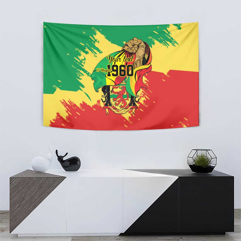 Republic of The Congo Independence Day Personalized Tapestry Congo-Brazzaville Since 1960 - Wonder Print Shop