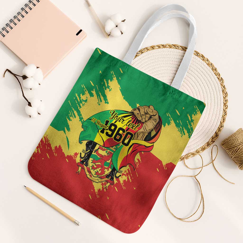 Republic of The Congo Independence Day Personalized Tote Bag Congo-Brazzaville Since 1960