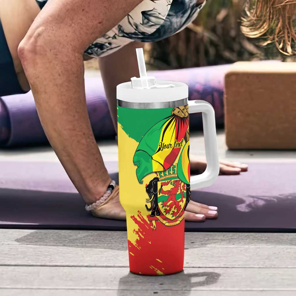 Republic of The Congo Independence Day Personalized Tumbler With Handle Congo-Brazzaville Since 1960 - Wonder Print Shop