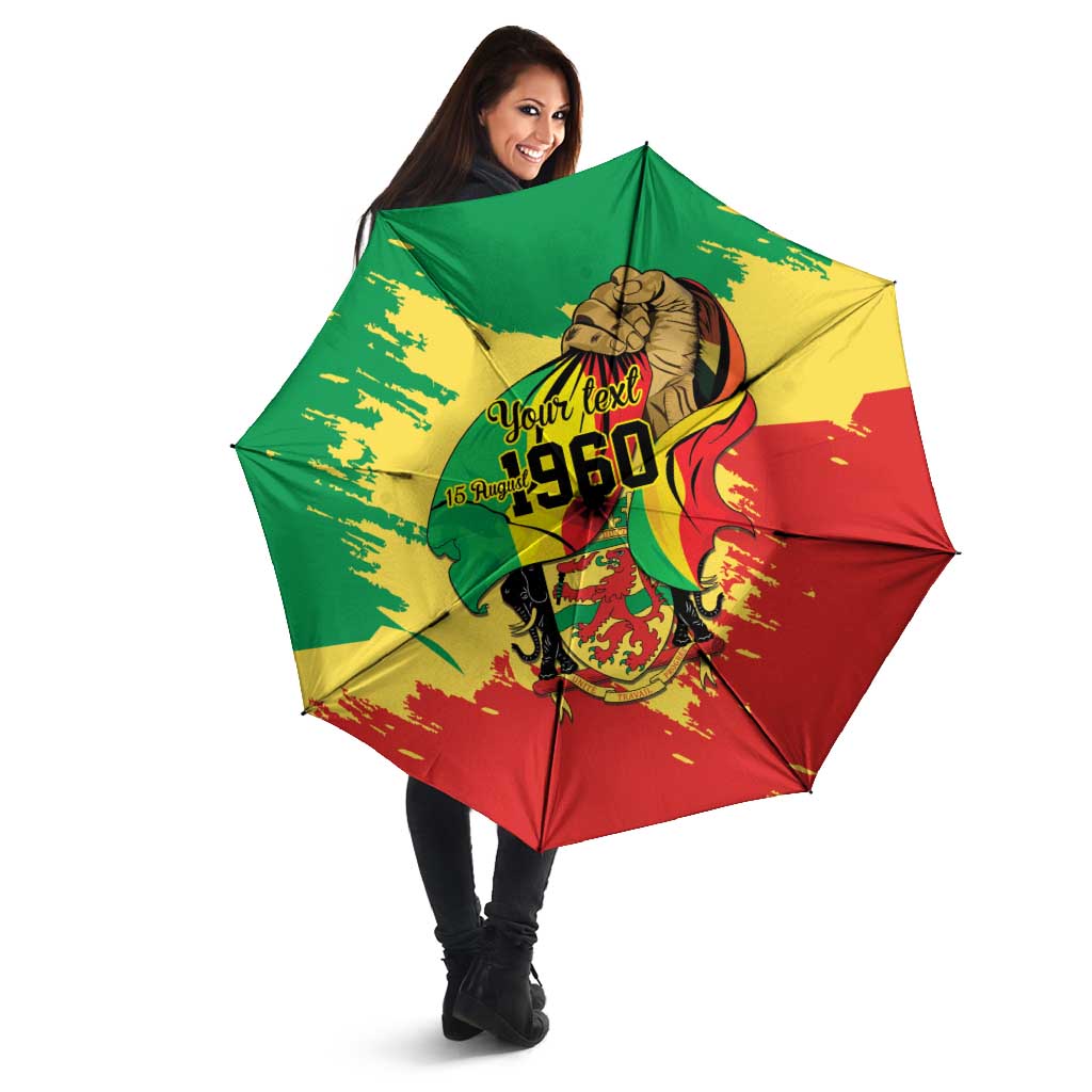 Republic of The Congo Independence Day Personalized Umbrella Congo-Brazzaville Since 1960
