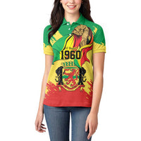 Republic of The Congo Independence Day Personalized Women Polo Shirt Congo-Brazzaville Since 1960 - Wonder Print Shop