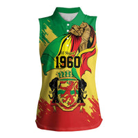 Republic of The Congo Independence Day Personalized Women Sleeveless Polo Shirt Congo-Brazzaville Since 1960 - Wonder Print Shop