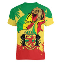 Republic of The Congo Independence Day Personalized Women V-Neck T-Shirt Congo-Brazzaville Since 1960 - Wonder Print Shop